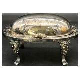 Sheridan Silver Plated Roll Top Butter Dish