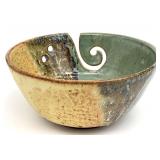 Signed Pottery Yarn Bowl