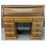 Oak Roll Top Desk