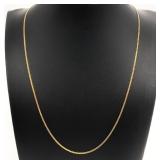 Italian 14K Gold Serpentine Chain