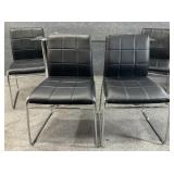 New Glass Top Dinette Table & 4 Chairs