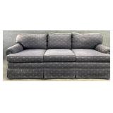 Vtg 3 Cushion Upholstered Sofa