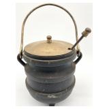 Cast Iron Fire Starter Smudge Pot Cauldron