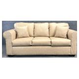 New Faux Leather Tan Sofa