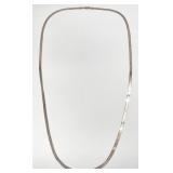 Milor Italy Sterling Silver 36 " Herringbone