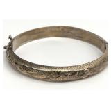 Mexico Sterling Silver Bangle Bracelet