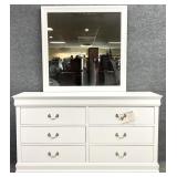 New White Dresser w/ Mirror