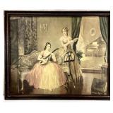 Frederic Mizen, Victorian Parlor Music Scene Art