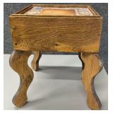 Small Tile Top Plant Stand/Accent Table