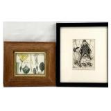 Botanical Lithograph & Political Cartoon Art