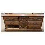 Oak Triple Dresser