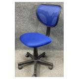 Blue Showroom Sample Office Chair