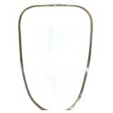 Italian Sterling Silver 30 " Herringbone Necklace