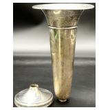 Broken Weighted Sterling Silver Vase