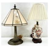 2 Vintage Small Table Lamps