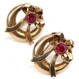 Pair 10K Yellow Gold Earrings