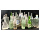 Group Vintage Bottles incl Pepsi