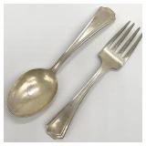 Durgin - Gorham Sterling Silver Baby Utensils