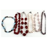 Vintage Beaded Necklace Jewelry Group