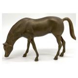 Vtg Brass Horse Statue