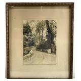 Charles Ross Signed Hand Colored Photo, Springtime