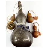4pc Vintage Asian Gourds