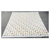 98 x 90 Vintage Hand Sewn Quilt