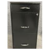 Black 3 Drawer Stand