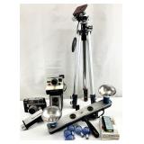 Vintage Cameras, Movie Projector & Accessories