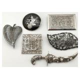 Sterling Silver Brooches