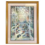 Greenhouse Retreat Framed Art Print