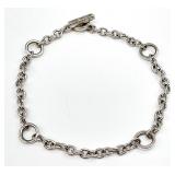 Signed Sterling Silver Bracelet