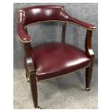 Barrel Back Office Chair on Rollers