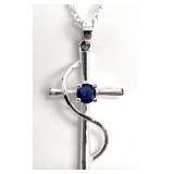 Sterling Silver Cross Pendant Necklace