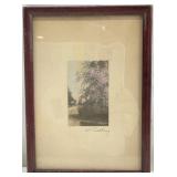 Wallace Nutting Hand Tinted Landscape Engraving