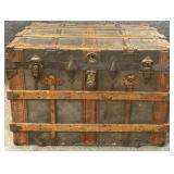 Antique Flat Top Trunk