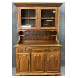 Maple Stepback Hutch