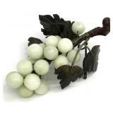 Vintage Chinese Carved Jade Grapes Cluster