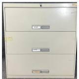 Cole 3 Drawer Metal Lateral File Cabinet