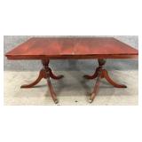 Mahogany Double Pedestal Dining Table