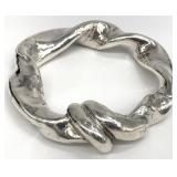 Vintage Designer Sterling Bangle Bracelet