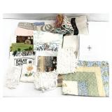 Asst Vintage Linens, Tea Towels & More