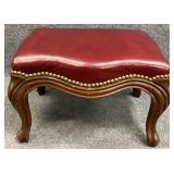 French Nailhead Trim Ottoman