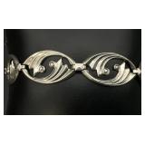W.E. Richards Sterling Silver Art Deco Bracelet
