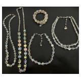 Aurora Borealis Crystal Necklaces & Bracelet