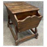 Pine Dough Box End Table