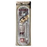 Nostalgic Tin Wild West Rodeo Thermometer