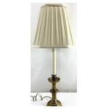 Brass Candlestick Lamp