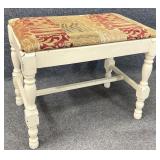 Painted Vanity Bench