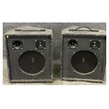 Pair Vintage Pyle Speakers